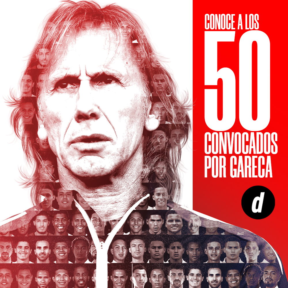 Los 50 convocados por Gareca