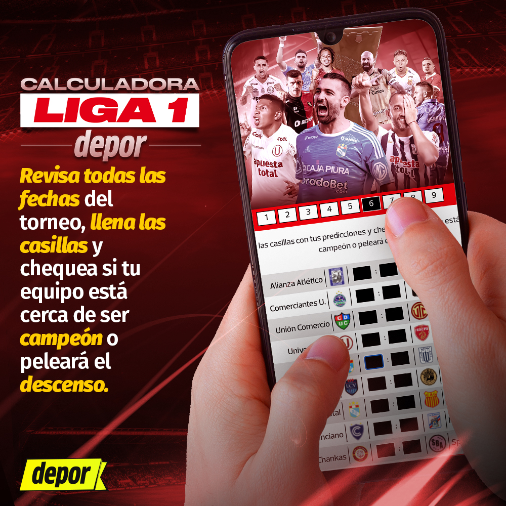 Calculadora Liga 1: ver tabla de posiciones y resultados de la Primera División del Fútbol Peruano 2024