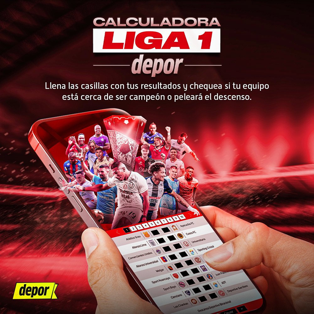 
                            Calculadora Liga 1: ver tabla de posiciones y resultados de la Primera División del Fútbol Peruano 2025
