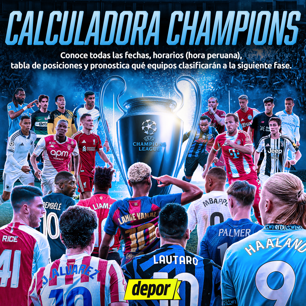Calculadora Champions League 2025 - 2026