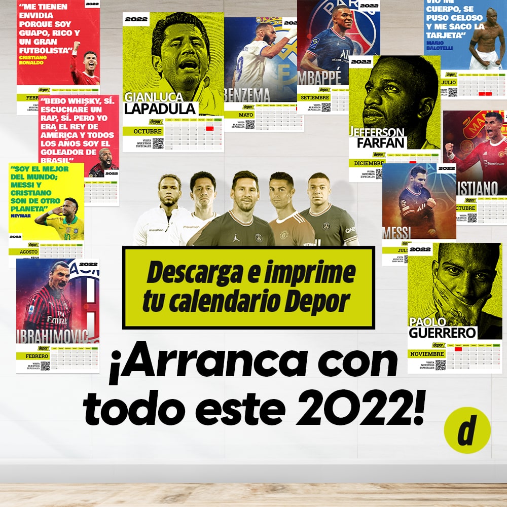 Calendario 2022: Descarga e imprime tu almanaque Depor