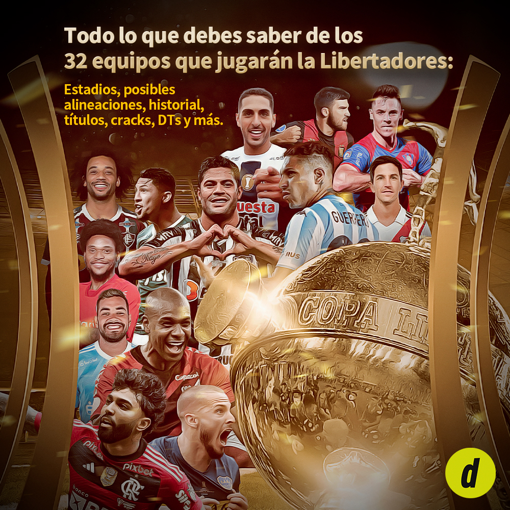 Todo lo que debes saber sobre los 32 equipos que jugarán la Copa Libertadores