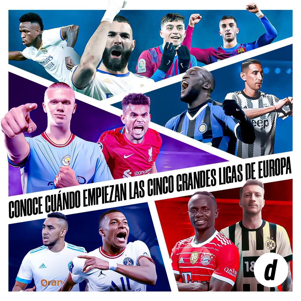 Cuándo empiezan las grandes ligas de Europa: fecha de inicio de partidos