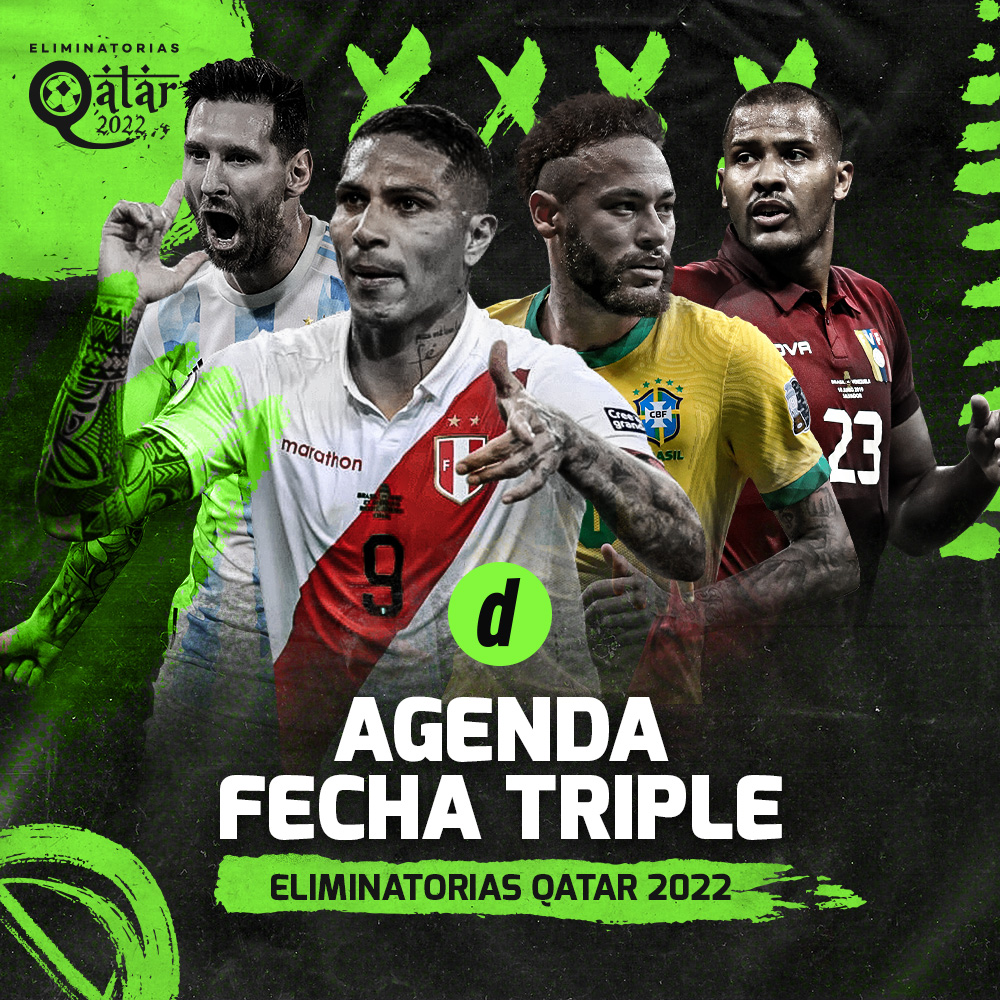 Eliminatorias Qatar 2022: conoce todos los partidos de esta fecha triples