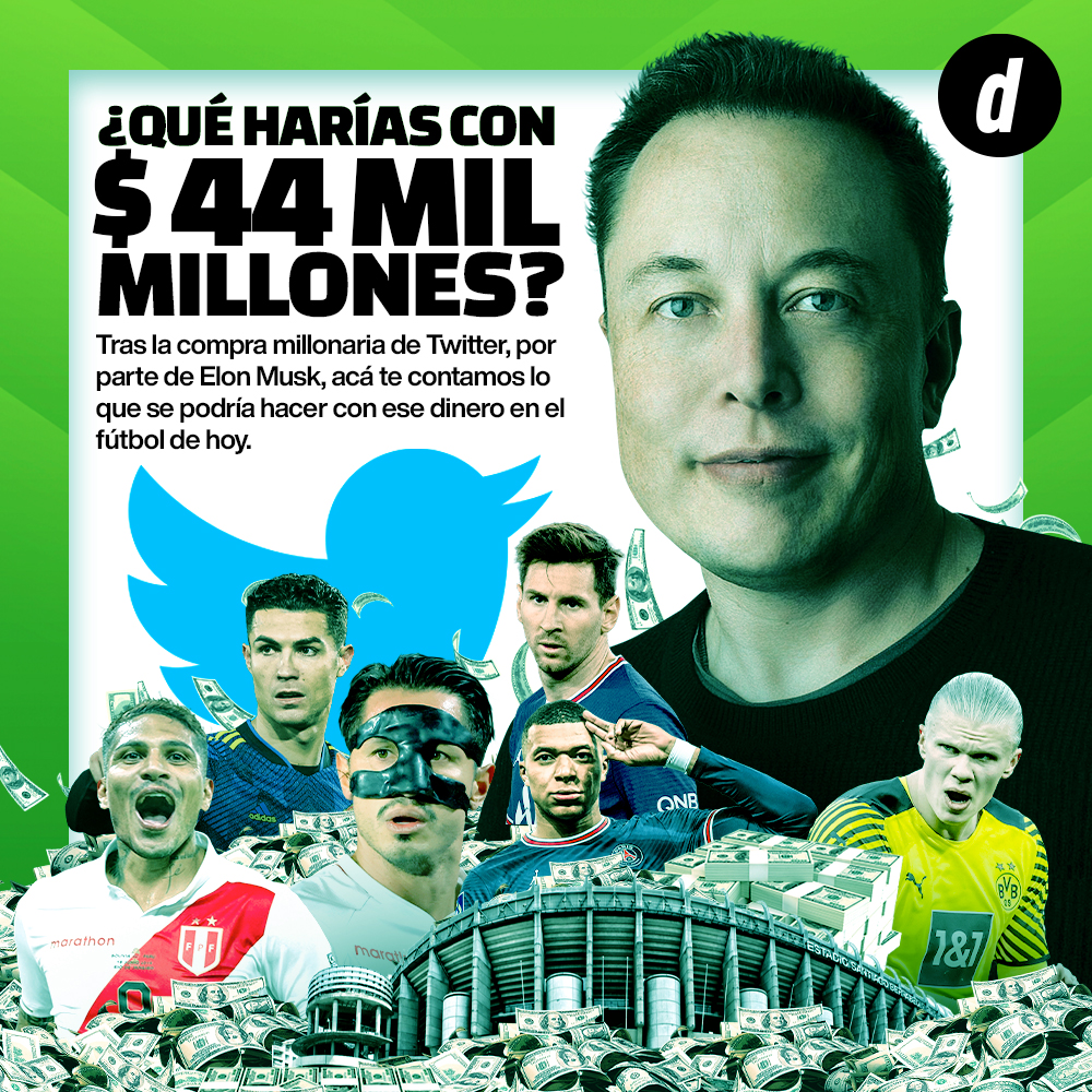 ¿Qué harías con $44 mil millones?