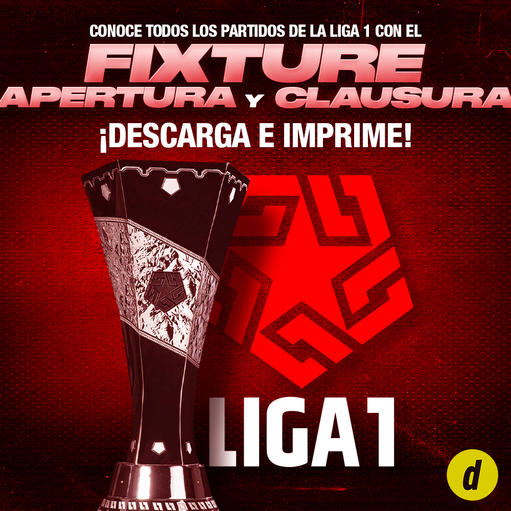 CONOCE TODOS LOS PARTIDOS DE LA LIGA 1 CON NUESTRO FIXTURE DEPOR
