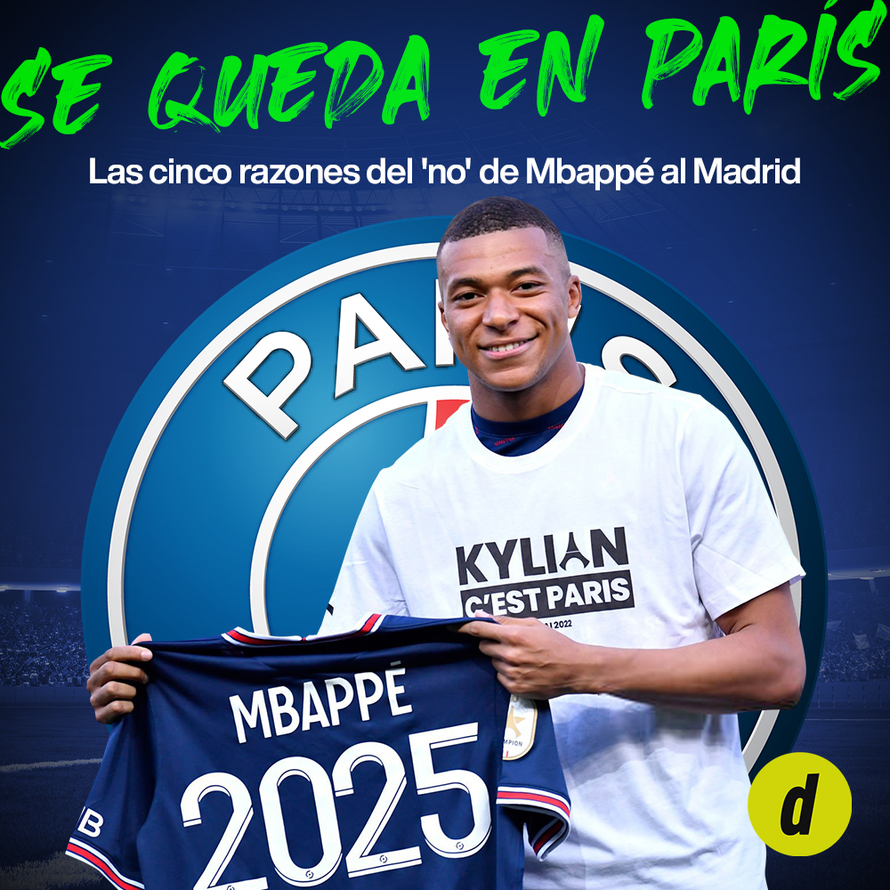 Kylian Mbappe se queda en París