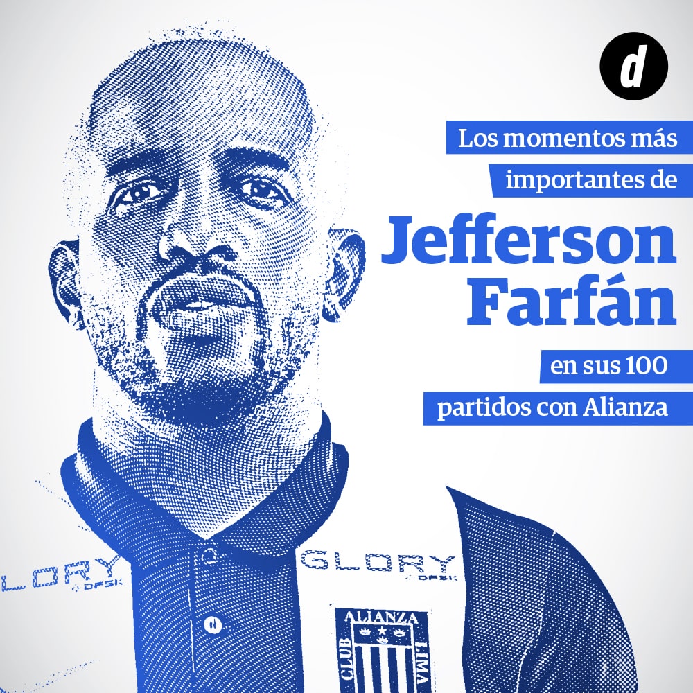 Jefferson Farfán y sus 100 partidos con Alianza Lima