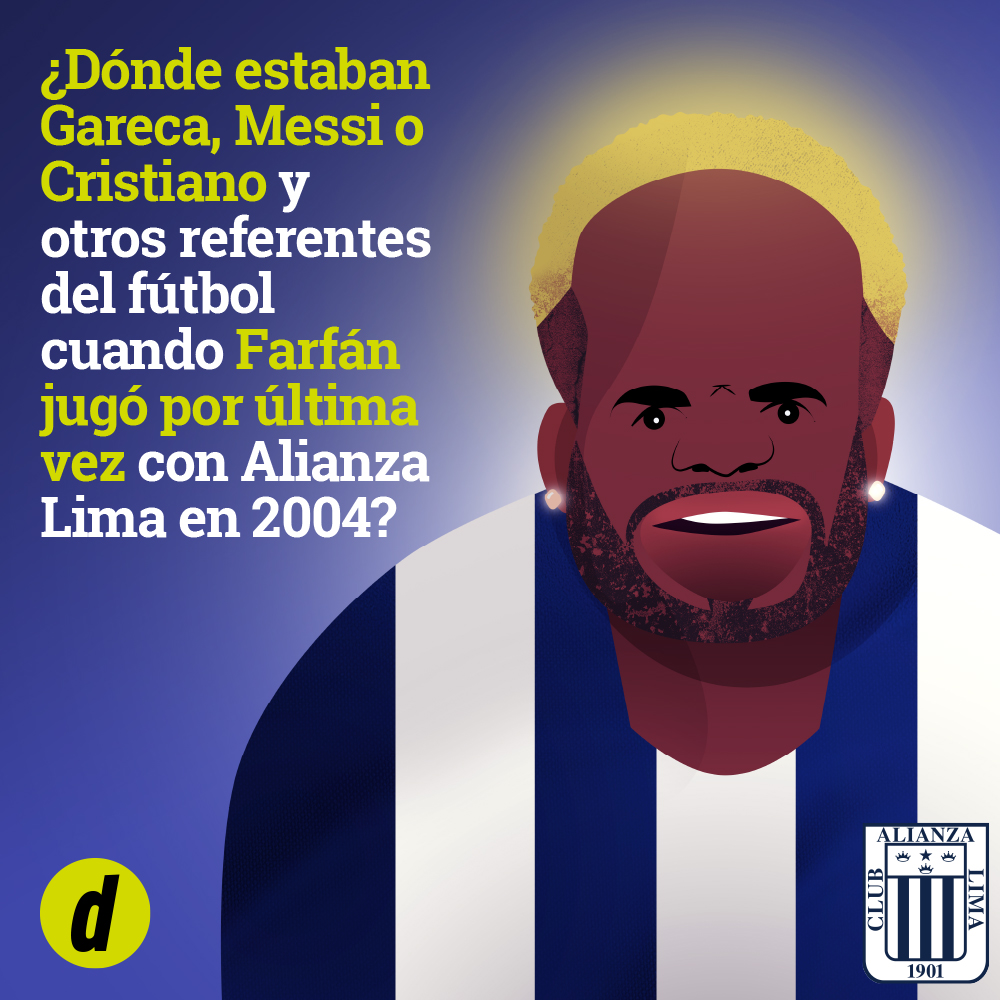 Farfán última vez Alianza Lima el 2004 