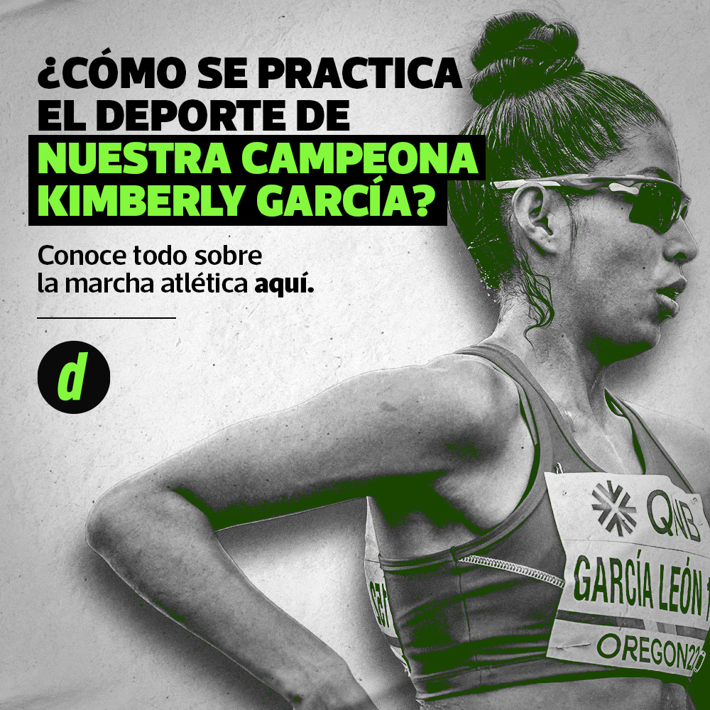 KIMBERLY GARCÍA, BICAMPEONA MUNDIAL EN MARCHA