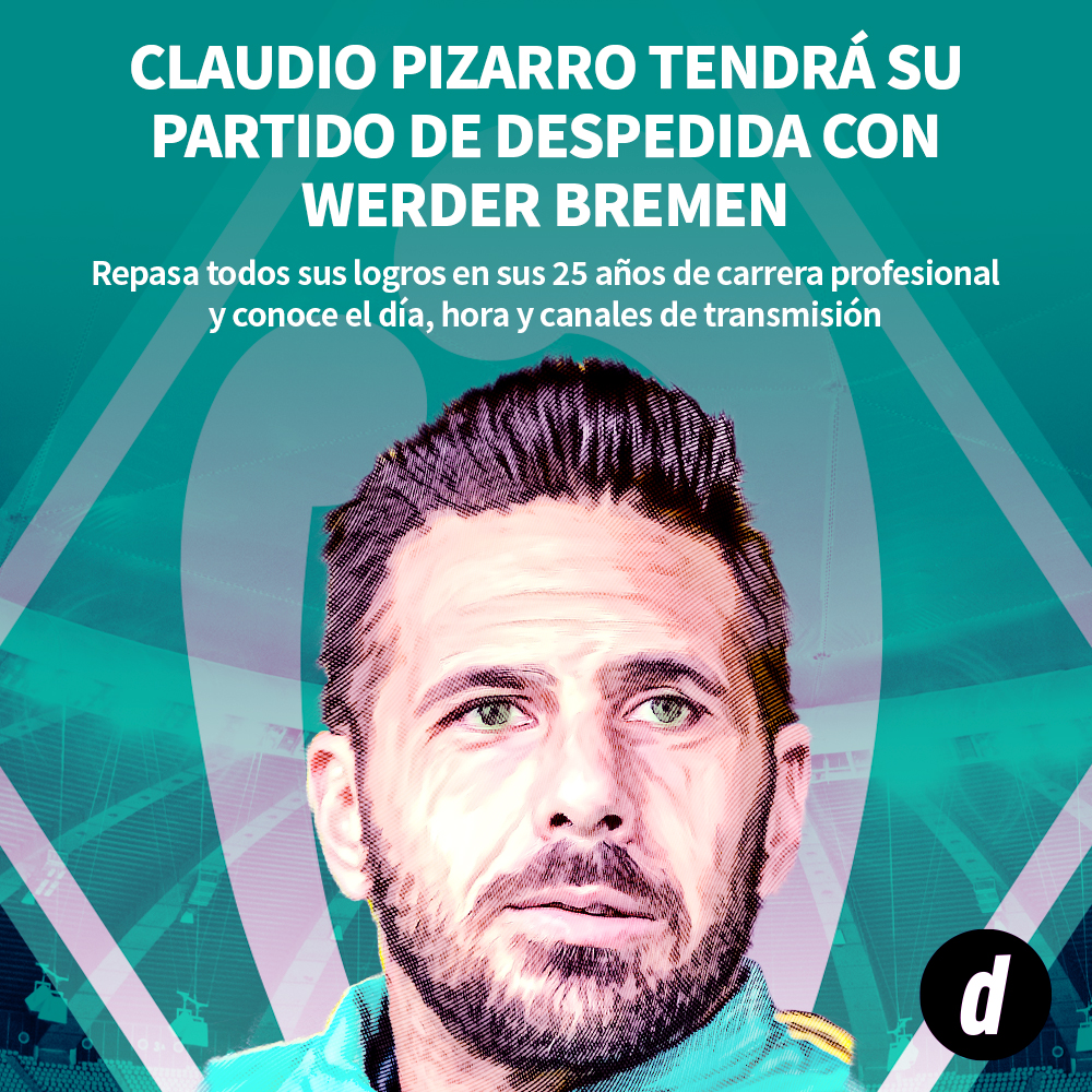La despedida de Claudio Pizarro con Werder Bremen