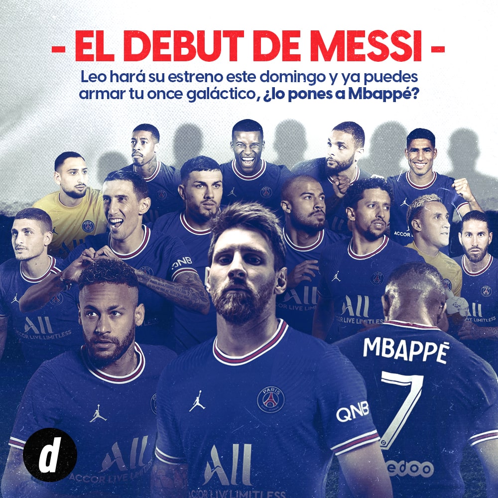 PSG: arma tu once de ensueño con Messi, Mbappé, Neymar, Sergio Ramos y demás