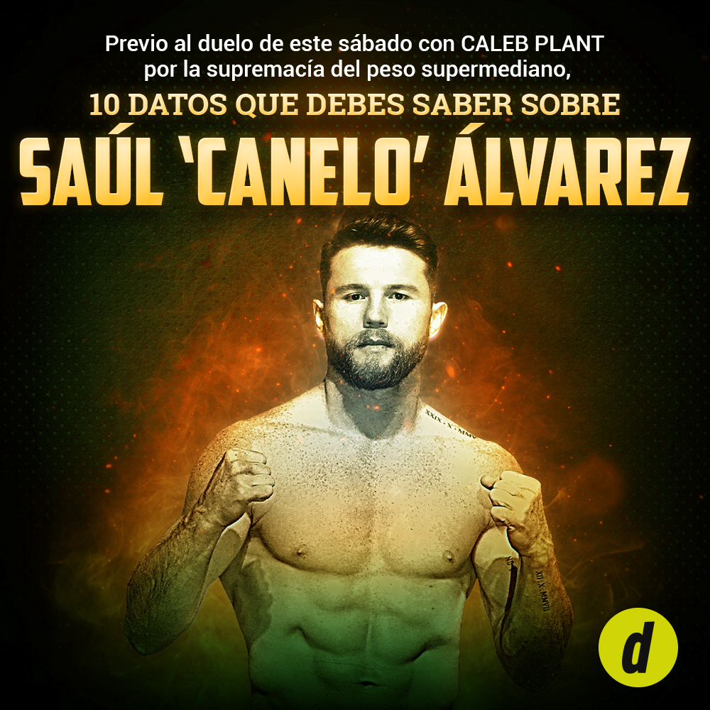 Saúl Canelo Álvarez vs Caleb Plant: 10 datos que debes saber sobre el luchador mexicano